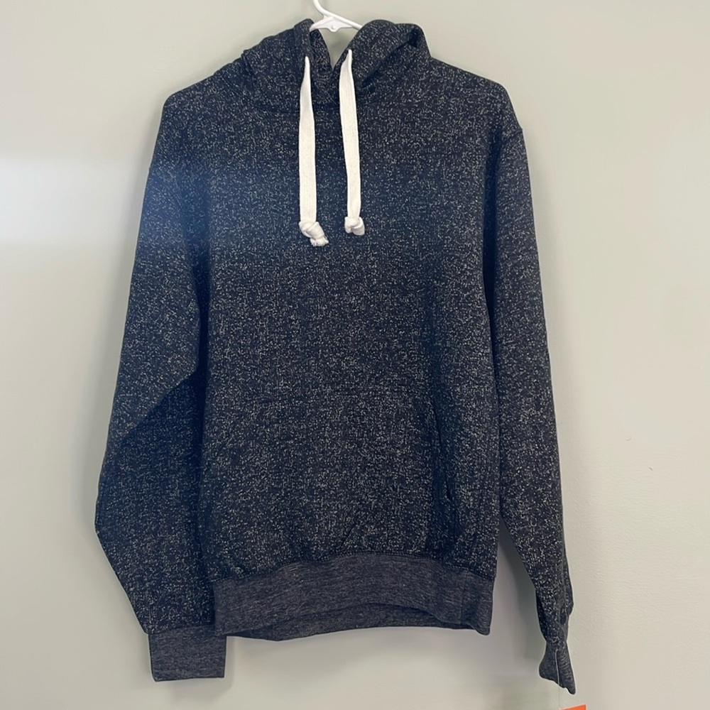 Jon Lauren Heather Grey Hoodie with front pocket Women’s size small NWT